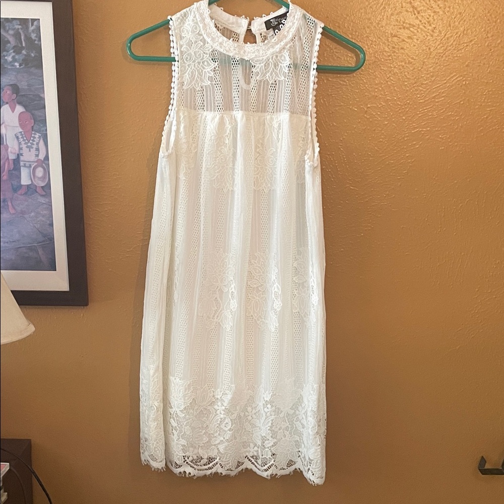 Miss Chievous White Lace Top